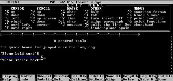 В сети опубликован архив с WordStar 7.0 для запуска издательского ПО 1992 года на современных ПК